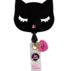 Betsey Johnson Cat Button-Snap Retractable ID Badge Holder