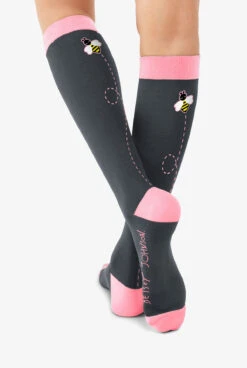 Betsey Johnson Bumble Love Women's 2-Pack 15-20 MmHg Moderate Compression Socks