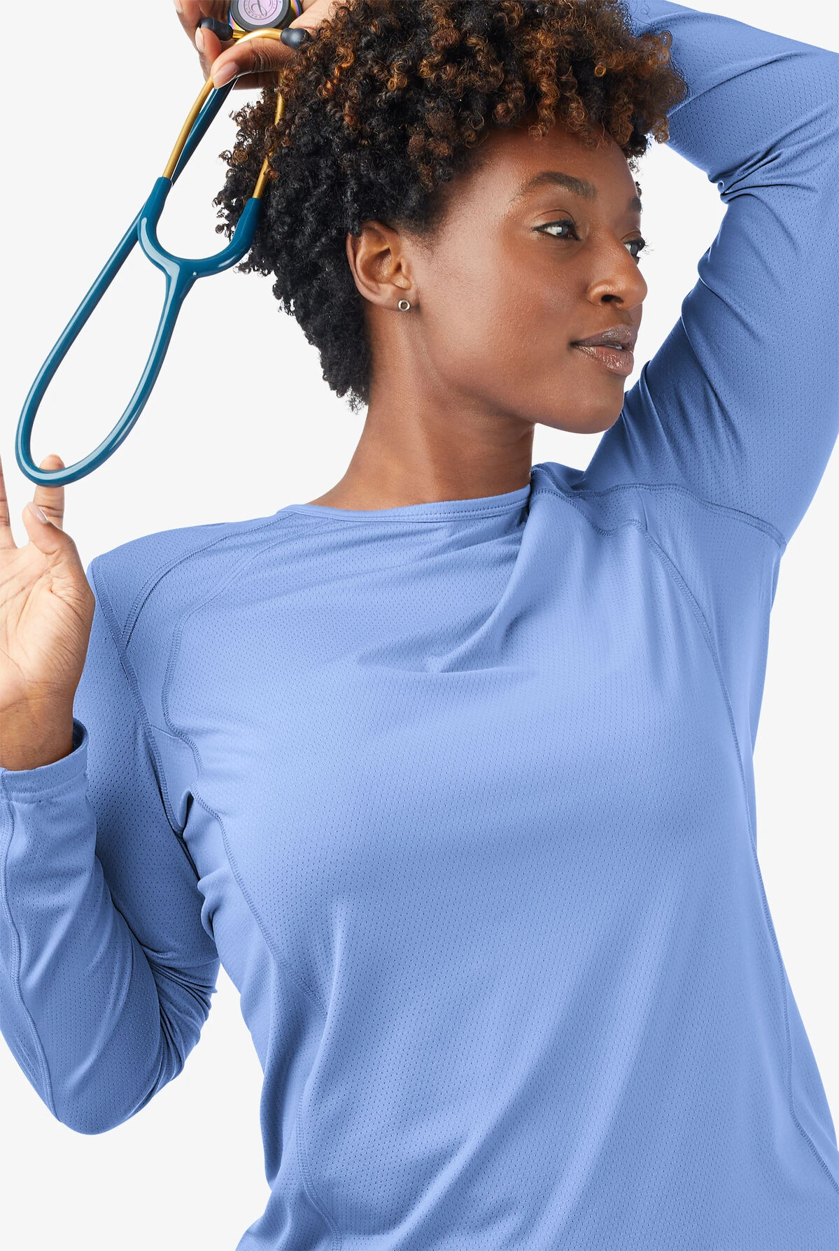 ReSurge Jade Women’s Long Sleeve Scrub Tee 2 ReSurge Jade Women’s Long Sleeve Scrub Tee - Image 2