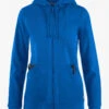 UA Butter-Soft STRETCH Women's 4-Pocket Fleece & Woven Zip Front Scrub Hoodie