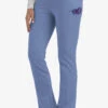 Lauderdale By UA Del Largo Ponte Women's 4-Pocket Knit Yoga STRETCH Scrub Pants - Petite