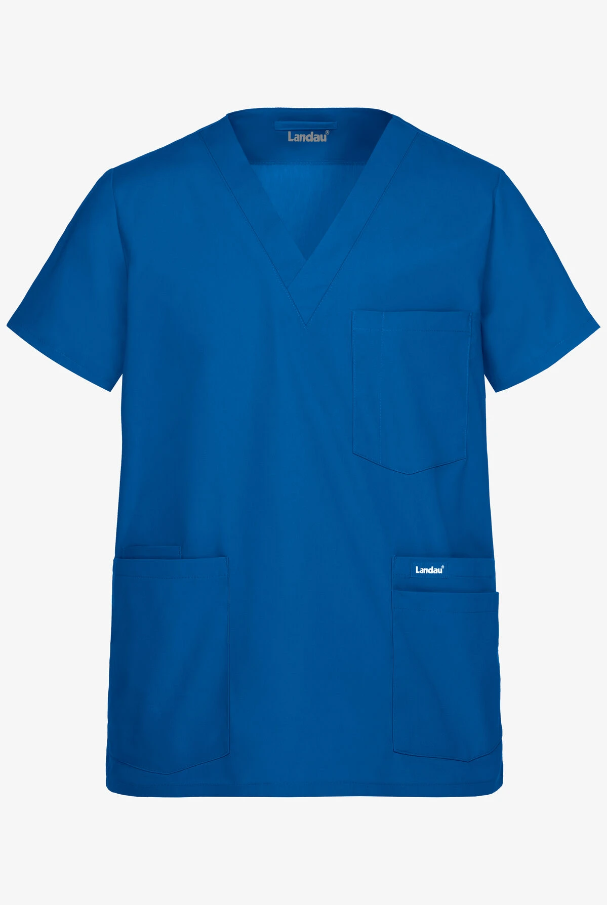 Landau Men's 5-Pocket STRETCH V-Neck Scrub Top 1 Landau Men's 5-Pocket STRETCH V-Neck Scrub Top