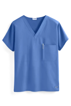 Landau Unisex 1-Pocket Reversible Scrub Top