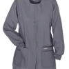 Landau Women's 4-Pocket Front Snap Closure Warm-Up Scrub Jacket