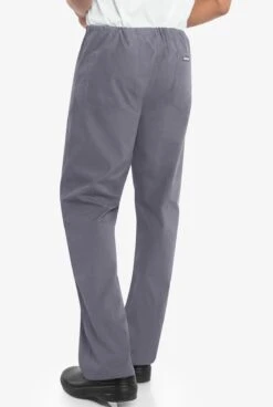 Landau Unisex 1-Pocket Drawstring Scrub Pants - Short -Cherokee Shop L7602 STEEL 4