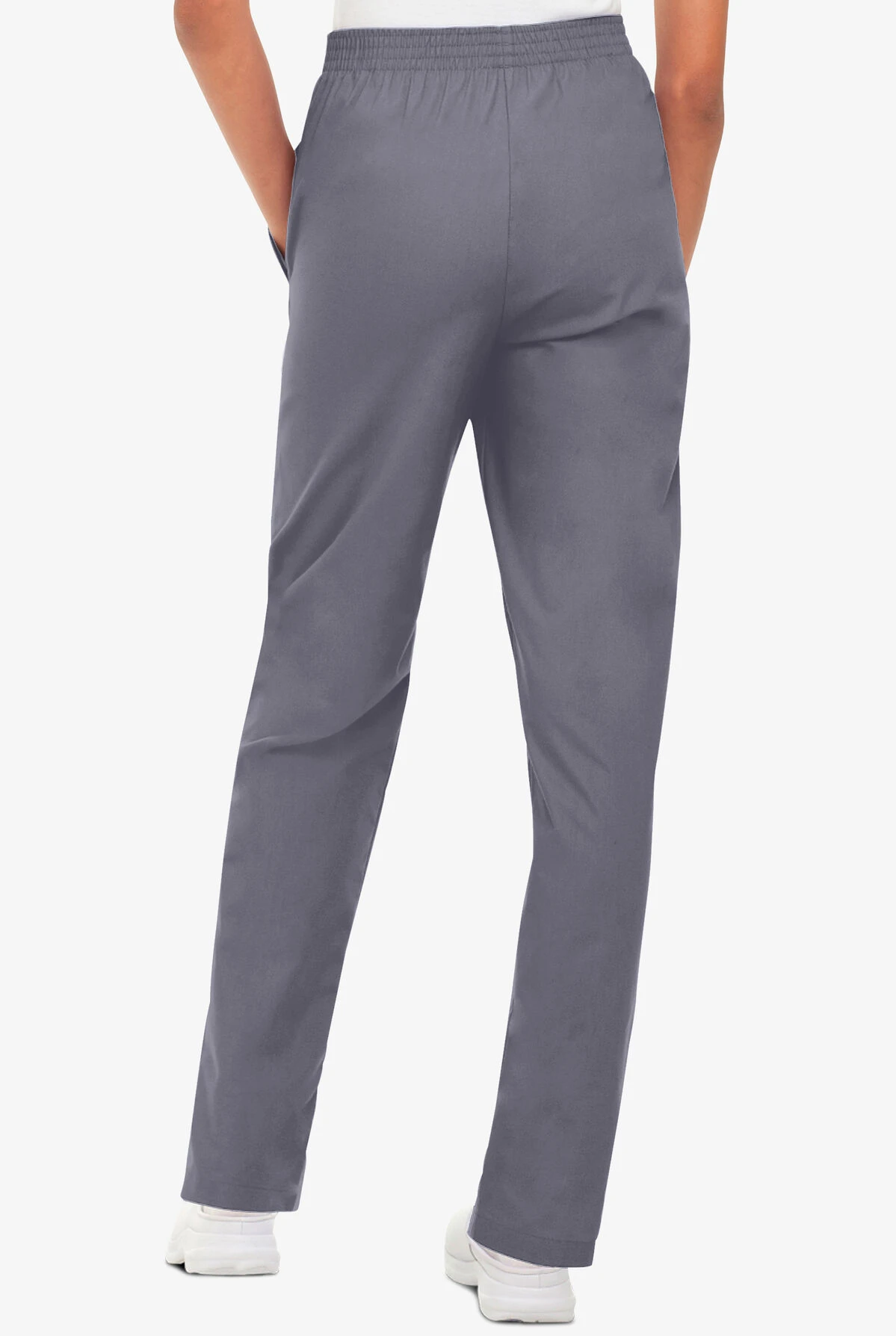 Landau Women's 2-Pocket Elastic Waist Scrub Pants - Petite 2 Landau Women's 2-Pocket Elastic Waist Scrub Pants - Petite - Image 2