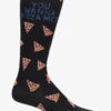 Nurse Mates Pizza Me Men's 12-14 MmHg Light Compression Socks