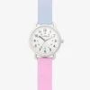 Nurse Mates Berry Blue Ombre Women's Silicone Strap Watch