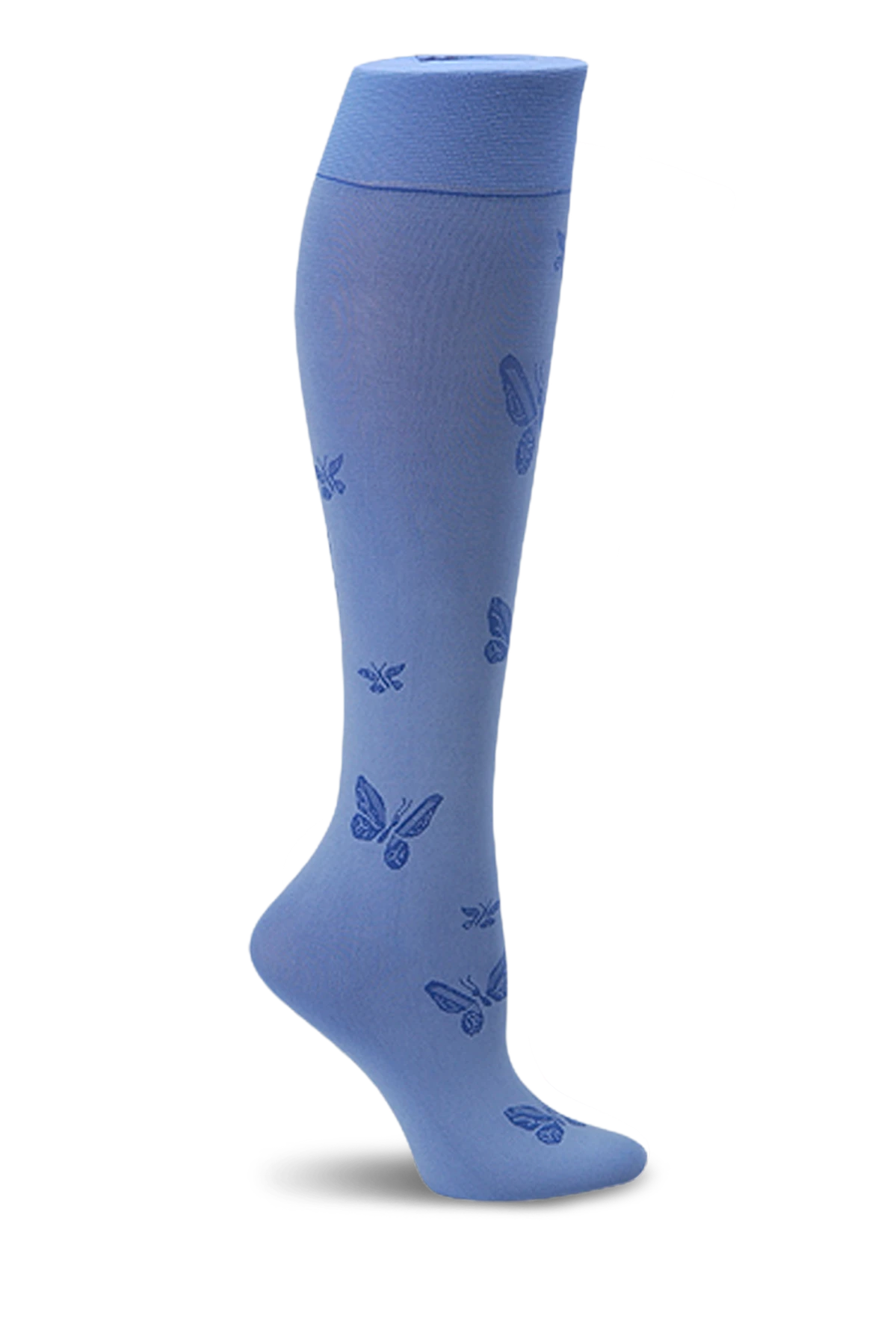 Nurse Mates Butterfly Women's 11mmHg Light Compression Socks 1 Nurse Mates Butterfly Women's 11mmHg Light Compression Socks