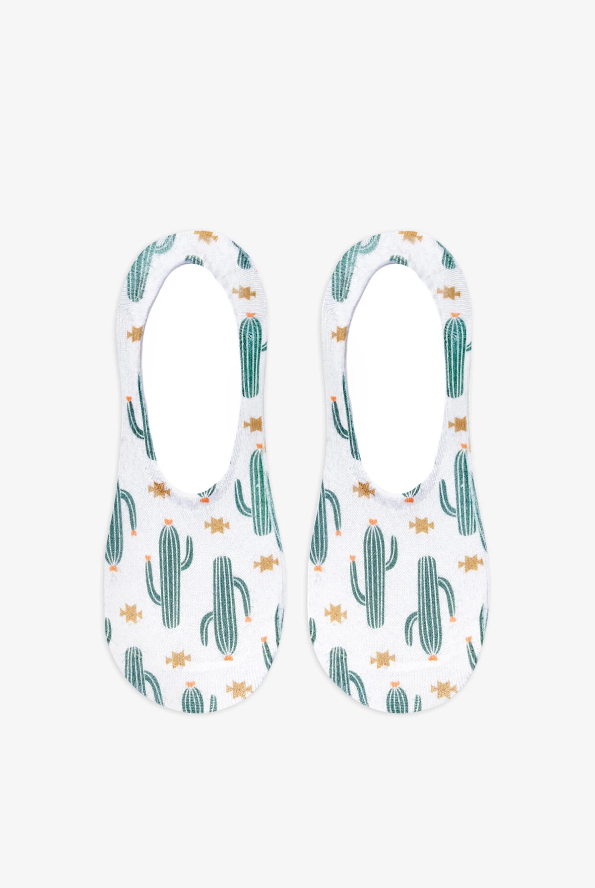 Living Royal Cactus Unisex No-Show Socks 2 Living Royal Cactus Unisex No-Show Socks - Image 2