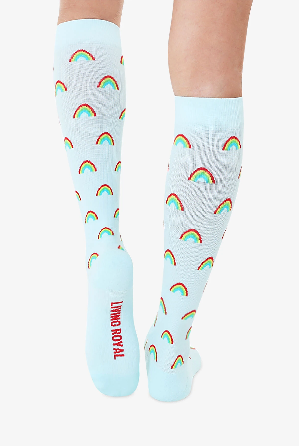 Living Royal Rainbow Women's 15-20 MmHg Moderate Compression Socks 2 Living Royal Rainbow Women's 15-20 MmHg Moderate Compression Socks - Image 2