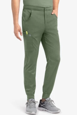 Cherokee Shop 35 Maevn Matrix Men's 5-Pocket STRETCH Half Elastic Waistband Jogger Scrub Pants