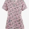 UA Exclusive Maevn Nuts For You Squirrels Women's 3-Pocket V-Neck Print Scrub Top