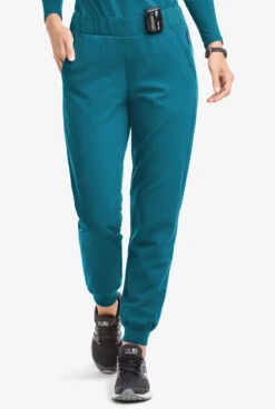 MOVEMENT By Butter-Soft Vega Women's 5-Pocket Flat Front Jogger STRETCH Scrub Pants - Petite
