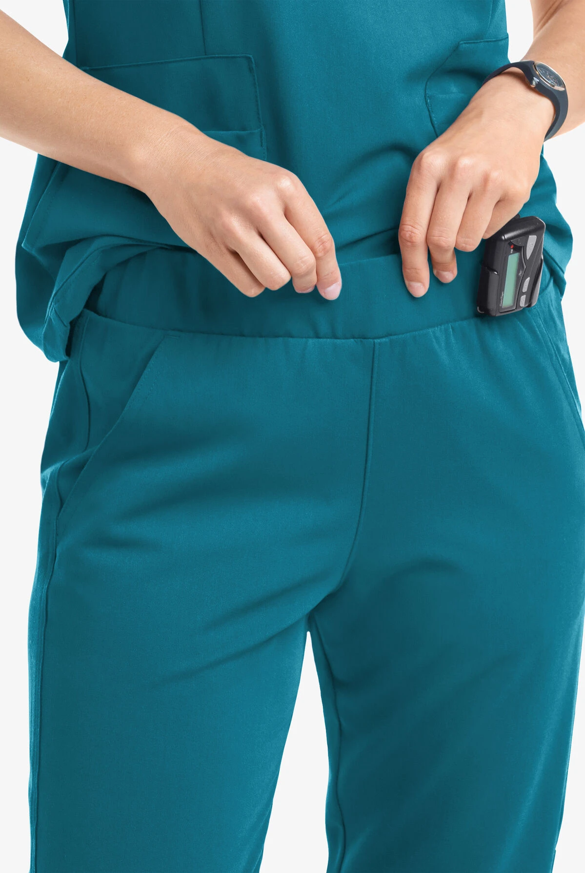 MOVEMENT By Butter-Soft Vega Women's 5-Pocket Flat Front Jogger STRETCH Scrub Pants - Petite 2 MOVEMENT By Butter-Soft Vega Women's 5-Pocket Flat Front Jogger STRETCH Scrub Pants - Petite - Image 2