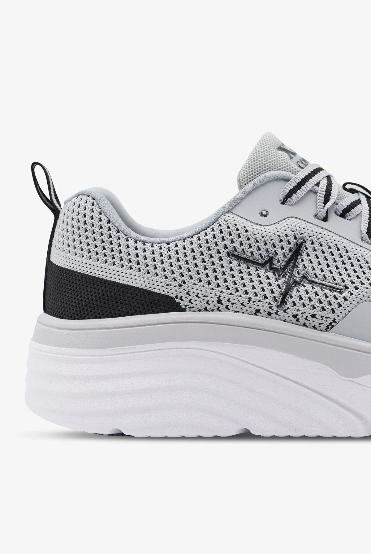 LaForst Men's Extreme Comfort Heart Beat Gray Athletic Lace Up Nursing Shoes 4 LaForst Men's Extreme Comfort Heart Beat Gray Athletic Lace Up Nursing Shoes - Image 4