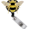 Outside The Box Bee Sparkle & Shine Swivel Badge Reel