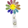 Outside The Box Flower Sparkle & Shine Swivel Badge Reel