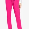 Med Couture Peaches Women's 4-Pocket STRETCH Flat Front Scrub Pants - Petite