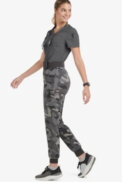 Easy Stretch By Butter-Soft™ Mila Women’s 5-Pocket Knit Waist Jogger Print Scrub Pants -Cherokee Shop PBU287PCL 5