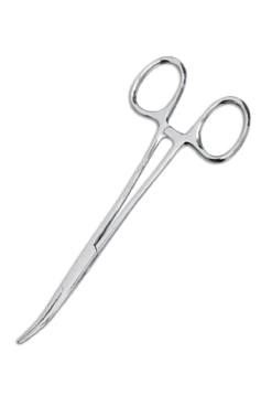 Prestige 5.5" Kelly Curved Blade Stainless Steel Forceps