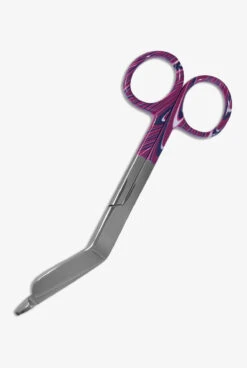 Prestige 5.5" ColorMate Candy Swirls Purple Lister Stainless Steel Bandage Scissor