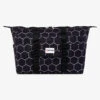 SHYLERO Black Bee Hive Nurse Bag And Utility Tote