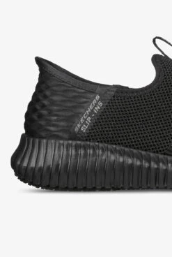 Skechers Work Women's Cessnock Slip-Ins Black Athletic Shoes -Cherokee Shop SK108127BLK 012323 BLACK 4