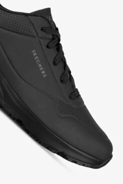 Skechers Work Men's Uno Sutal W/ Skech-Air Athletic Lace Up Shoes -Cherokee Shop SK200054BLK BLACK 3 HV