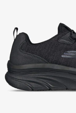 Skechers Work Men's D'Lux Walker Black Athletic Slip On Shoes -Cherokee Shop SK200106BLK BLACK 4