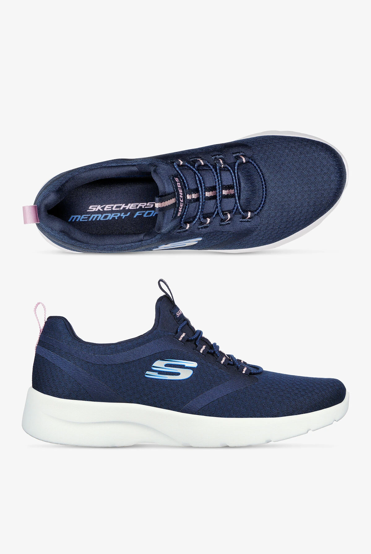 Skechers Sport Women's Dynamight 2.0 Soft Expressions Navy Athletic Slip On Shoes 1 Skechers Sport Women's Dynamight 2.0 Soft Expressions Navy Athletic Slip On Shoes