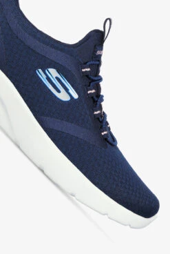 Skechers Sport Women's Dynamight 2.0 Soft Expressions Navy Athletic Slip On Shoes 8 Skechers Sport Women's Dynamight 2.0 Soft Expressions Navy Athletic Slip On Shoes -Cherokee Shop SKS149693N 3 HV