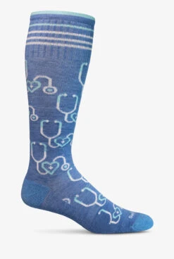 Sockwell Hero Cornflower Women's 20-30 MmHg Firm Compression Socks