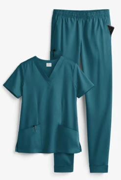 Tafford Active STRETCH Women's 5-Pocket Jogger Scrub Set