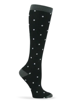 Think Fashion Mini Polka Dot Women's 10-14 MmHg Light Compression Socks
