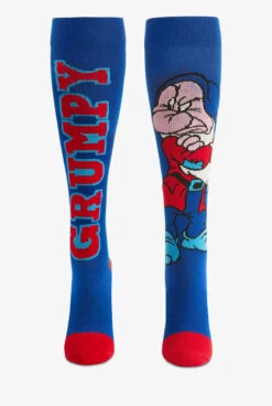 Cherokee Tooniforms Born Grumpy Men's 10-15 MmHg Light Compression Socks