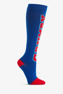 Cherokee Tooniforms Born Grumpy Men's 10-15 MmHg Light Compression Socks -Cherokee Shop TNGUBGRM 3