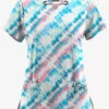 UA Butter-Soft STRETCH Belize Ikat Women's 4-Pocket Grommet Printed Scrub Top