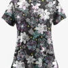 UA Butter-Soft STRETCH Floral Mirage Women's 4-Pocket Grommet Printed Scrub Top