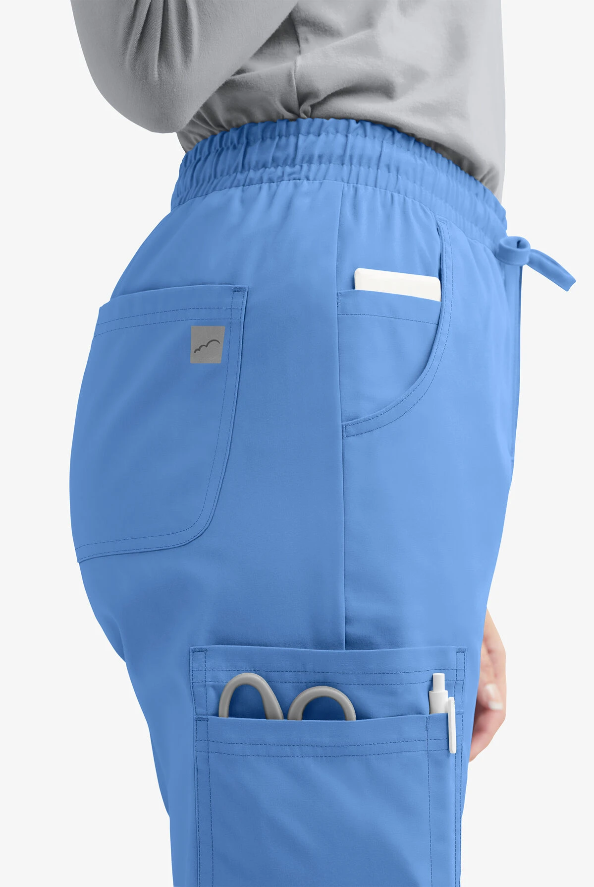 Butter-Soft Core By UA™ Women's 8-Pocket Tapered Leg Scrub Pants - Petite 4 Butter-Soft Core By UA™ Women's 8-Pocket Tapered Leg Scrub Pants - Petite - Image 4