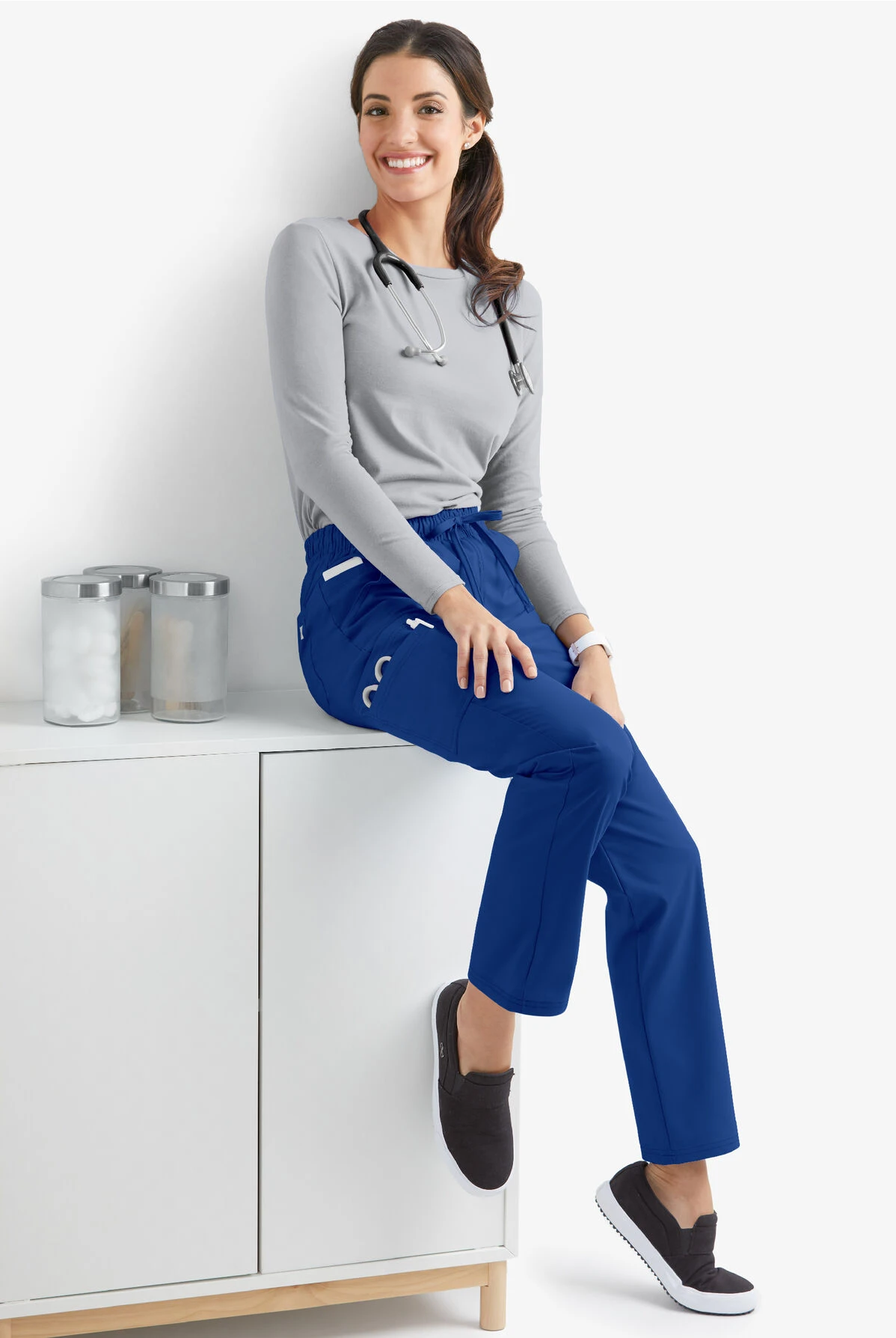 Butter-Soft Core By UA™ Women's 8-Pocket Tapered Leg Scrub Pants 2 Butter-Soft Core By UA™ Women's 8-Pocket Tapered Leg Scrub Pants - Image 2