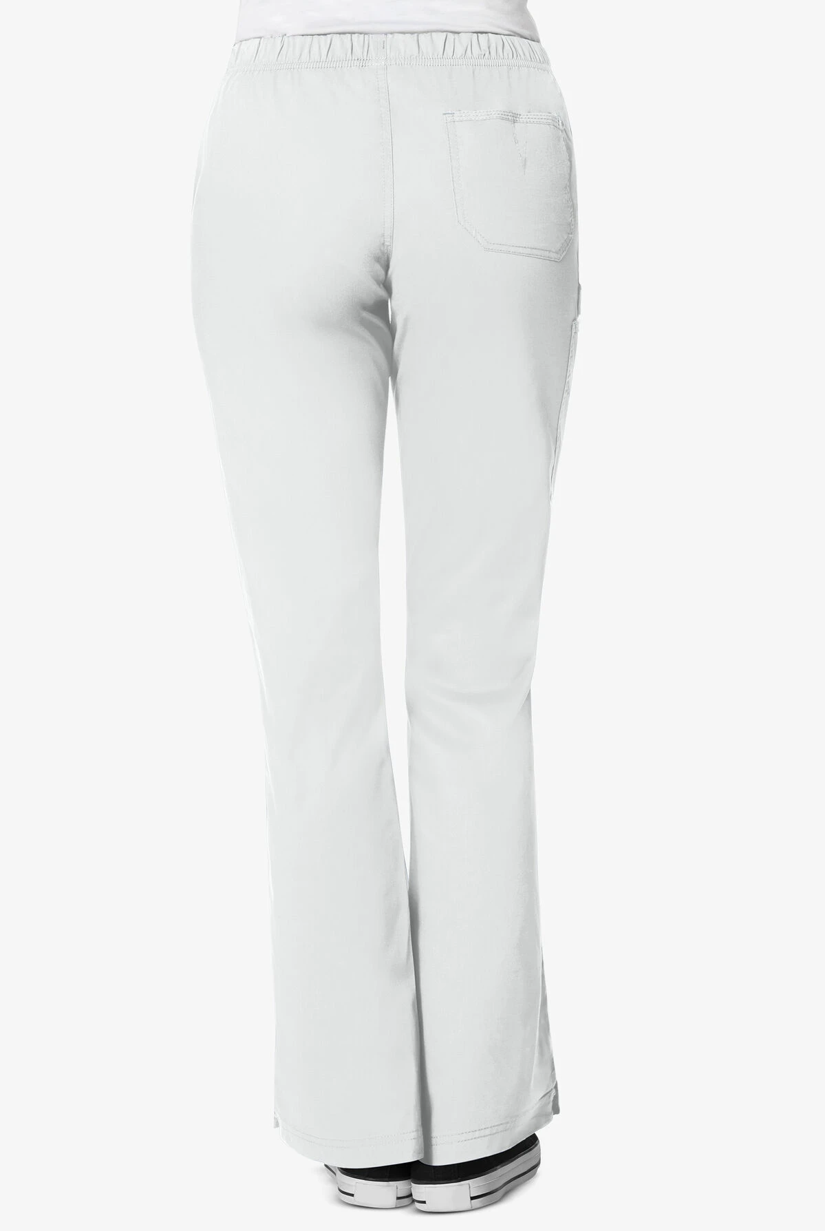 WonderWink WonderFLEX Grace Women's 4-Pocket STRETCH Cargo Scrub Pants - Petite 2 WonderWink WonderFLEX Grace Women's 4-Pocket STRETCH Cargo Scrub Pants - Petite - Image 2