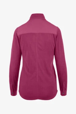 White Cross FIT Women's 3-Pocket Fleece Zip Front Shacket Scrub Jacket -Cherokee Shop WC456 RACOU 4