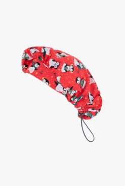 Zoe & Chloe Waddle Wish Women's Bouffant STRETCH Print Scrub Hat